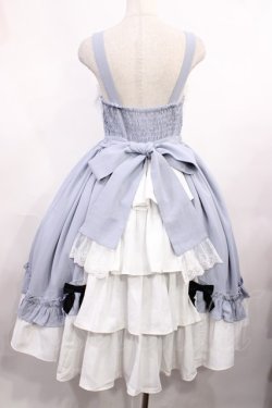 画像3: Chalmiere / 不思議の国のジャンパースカート M サックス H-25-11-08-1001-LO-OP-NS-ZH