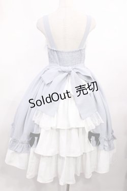 画像3: Chalmiere / 不思議の国のジャンパースカート M サックス H-25-11-08-1001-LO-OP-NS-ZH