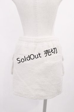 画像2: ANDMARY / Miffy boa mini skirt Free Beige H-25-11-08-1010-LO-SK-NS-ZH