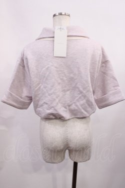 画像2: ANDMARY / Ami line zip tops Free ピンク H-25-11-08-1013-LO-TO-NS-ZH