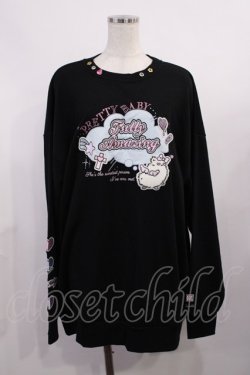 画像1: Jamie エーエヌケー / Re Twinkleプルオーバー M ブラック H-25-11-08-1014-LO-TO-NS-ZH