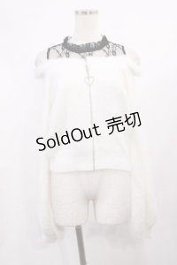 MA*RS / 肩開きシャギーニットトップス Free オフ H-25-11-08-1022-EL-TO-NS-ZH