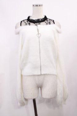 画像1: MA*RS / 肩開きシャギーニットトップス Free オフ H-25-11-08-1022-EL-TO-NS-ZH