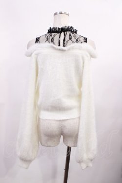 画像2: MA*RS / 肩開きシャギーニットトップス Free オフ H-25-11-08-1022-EL-TO-NS-ZH