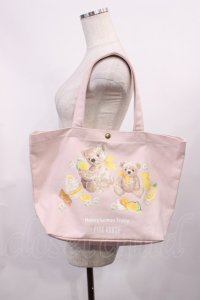 PINK HOUSE / ハニーレモンテディプリントバッグ  ピンク H-25-11-08-1024-LO-BG-NS-ZH