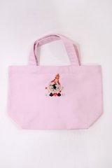 MAM MAXICIMAM / クロックラビット刺繍プチトートバッグ  ピンク H-25-11-08-1028-LO-BG-NS-ZH