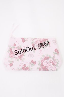 画像1: BABY,THE STARS SHINE BRIGHT / シュガーブーケ〜永遠の乙女の憧れ〜柄ポーチ  ピンク H-25-11-08-1029-BA-ZA-NS-ZH