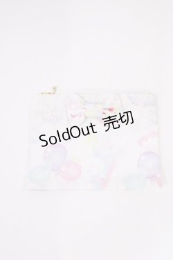 画像1: MAM MAXICIMAM / チョコミントくまのコティちゃんとマムリンのシャボン玉ポーチ  オフ H-25-11-08-1030-LO-ZA-NS-ZH