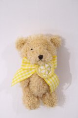 PINK HOUSE / ハニーレモンテディコサージュ  イエロー H-25-11-08-1035-LO-ZA-NS-ZH