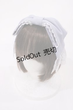 画像1: Chalmiere / リボンカチューシャ  サックス H-25-11-08-1039-LO-AC-NS-ZH