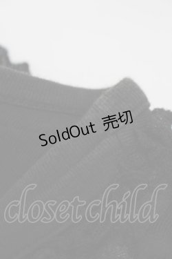 画像6: h.naoto Blood / レイヤード風カットソーカーディガン  ブラック H-25-11-08-053-HN-TO-KB-ZH