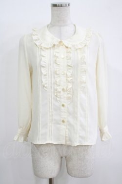 画像1: MILK / ガトーフリルブラウス  アイボリー H-25-11-08-057-ML-BL-KB-ZH