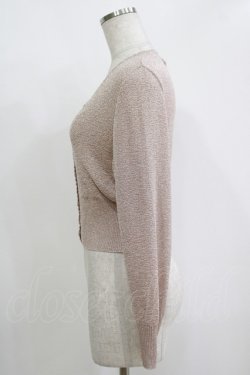 画像2: Katie / SHINY SHINY lame cardigan  PINK H-25-11-08-059-LO-TO-KB-ZH