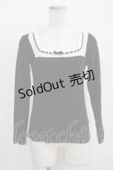 Katie / SUNDAE TREAT long tee  ブラック H-25-11-08-061-LO-TO-KB-ZH