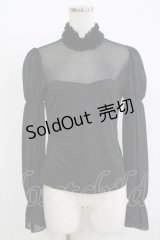 Moi-meme-Moitie / フリルハイネックカットソー 2 ブラック H-25-11-08-062-MO-TO-KB-ZH