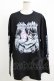 画像1: QOOZA / マイメロディ＆クロミコラボ L/S TEE  ブラック H-25-11-08-064-PU-TO-KB-ZH (1)