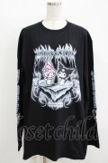 QOOZA / マイメロディ＆クロミコラボ L/S TEE  ブラック H-25-11-08-065-PU-TO-KB-ZH