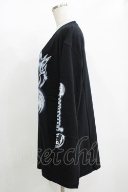 画像2: QOOZA / マイメロディ＆クロミコラボ L/S TEE  ブラック H-25-11-08-065-PU-TO-KB-ZH