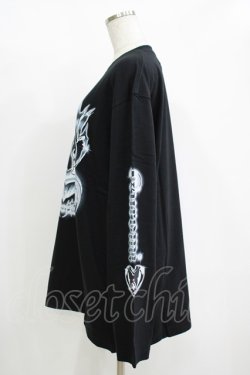 画像2: QOOZA / マイメロディ＆クロミコラボ L/S TEE  ブラック H-25-11-08-067-PU-TO-KB-ZH