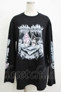 QOOZA / マイメロディ＆クロミコラボ L/S TEE  ブラック H-25-11-08-068-PU-TO-KB-ZH