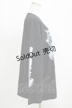 画像4: QOOZA / マイメロディ＆クロミコラボ L/S TEE  ブラック H-25-11-08-068-PU-TO-KB-ZH