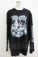 画像1: QOOZA / マイメロディ＆クロミコラボ L/S TEE  ブラック H-25-11-08-069-PU-TO-KB-ZH (1)