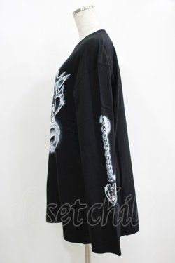 画像2: QOOZA / マイメロディ＆クロミコラボ L/S TEE  ブラック H-25-11-08-069-PU-TO-KB-ZH