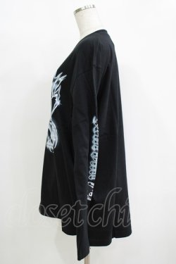 画像2: QOOZA / マイメロディ＆クロミコラボ L/S TEE  ブラック H-25-11-08-070-PU-TO-KB-ZH