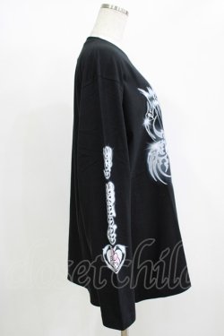 画像4: QOOZA / マイメロディ＆クロミコラボ L/S TEE  ブラック H-25-11-08-070-PU-TO-KB-ZH