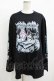 画像1: QOOZA / マイメロディ＆クロミコラボ L/S TEE  ブラック H-25-11-08-071-PU-TO-KB-ZH (1)