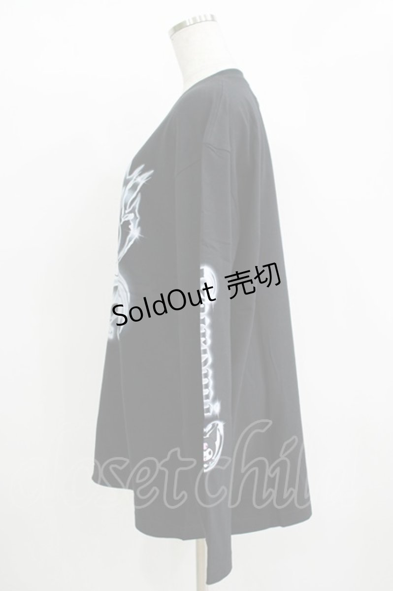 画像2: QOOZA / マイメロディ＆クロミコラボ L/S TEE  ブラック H-25-11-08-071-PU-TO-KB-ZH (2)