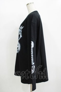画像2: QOOZA / マイメロディ＆クロミコラボ L/S TEE  ブラック H-25-11-08-071-PU-TO-KB-ZH