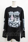 QOOZA / マイメロディ＆クロミコラボ L/S TEE  ブラック H-25-11-08-073-PU-TO-KB-ZH