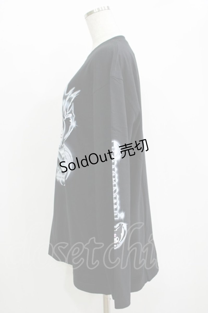 画像2: QOOZA / マイメロディ＆クロミコラボ L/S TEE  ブラック H-25-11-08-073-PU-TO-KB-ZH (2)