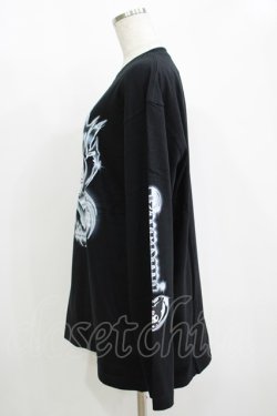 画像2: QOOZA / マイメロディ＆クロミコラボ L/S TEE  ブラック H-25-11-08-073-PU-TO-KB-ZH