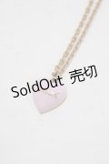 MILK / ロゴハートネックレス  ピンク H-25-11-08-076-ML-AC-KB-ZH