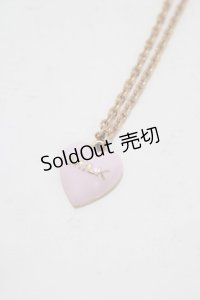 MILK / ロゴハートネックレス  ピンク H-25-11-08-076-ML-AC-KB-ZH