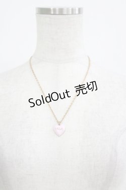 画像2: MILK / ロゴハートネックレス  ピンク H-25-11-08-076-ML-AC-KB-ZH