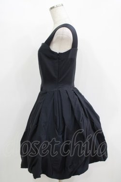 画像2: MILK / バルーンサテンドレス  ブラック H-25-11-08-008-ML-OP-KB-ZH