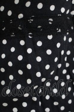 画像4: ALGONQUINS / ドットティアードキャミワンピース  ブラック H-25-11-08-012-AL-OP-KB-ZH