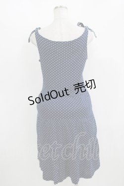 画像3: MILK / ドットティアードカットワンピース  ネイビー H-25-11-08-013-ML-OP-KB-ZH