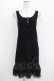 画像1: MILK / 裾フリルノースリーブワンピース  ブラック H-25-11-08-017-ML-OP-KB-ZH (1)