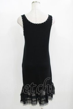 画像3: MILK / 裾フリルノースリーブワンピース  ブラック H-25-11-08-017-ML-OP-KB-ZH