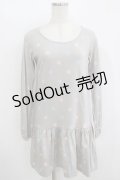 MILK / UTコラボドットワンピース  グレー H-25-11-08-019-ML-OP-KB-ZH