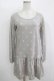 画像1: MILK / UTコラボドットワンピース  グレー H-25-11-08-019-ML-OP-KB-ZH (1)