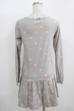 画像3: MILK / UTコラボドットワンピース  グレー H-25-11-08-019-ML-OP-KB-ZH