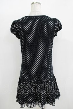 画像3: MILK / ドットギンガムワンピース  黒 H-25-11-08-020-ML-OP-KB-ZH