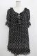 画像1: MILK / シャーリングドットdress  ブラック H-25-11-08-022-ML-OP-KB-ZH (1)