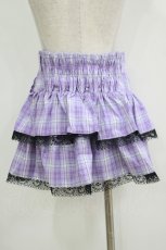 画像3: QOOZA / Kuromi mini skirt  ラベンダー H-25-11-08-023-PU-SK-KB-ZH (3)