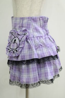 画像2: QOOZA / Kuromi mini skirt  ラベンダー H-25-11-08-024-PU-SK-KB-ZH